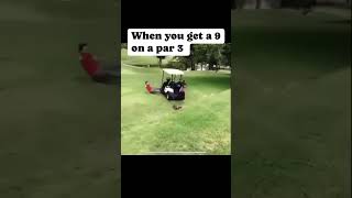 Hilarious Golf Cart Fail [upl. by Vadnee330]