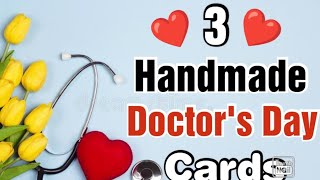 3 DIY  Cute Doctors Day Card idea  Doctor day card making  How to make Thankyou card for doctor [upl. by Raybin]