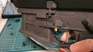 Tokyo Marui MWS base AR15 custom upper  8 [upl. by Marni272]