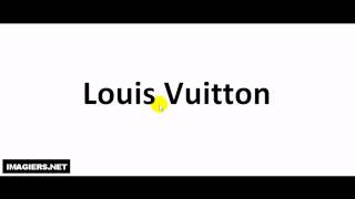 Como pronunciar Louis Vuitton [upl. by Pizor494]