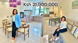 INSIDE NAIROBI’S MOST LUXURIOUS APARTMENT IN KILIMANI KSH 21000000 [upl. by Hibbitts]