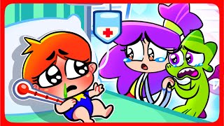 When The Throat Hurts🥵🥶😷 Funny English for Kids animation kids family [upl. by Troth]