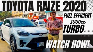 Toyota Raize 2020 Model 1000cc Detailed Review  Best Fuelefficient Car [upl. by Boni]