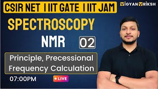 Spectrocopy  02 Principle Precessional Frequency Calculation csirnet jam iitgate [upl. by Amadeo]