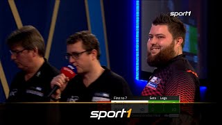 Jeder HobbySpieler fühlt mit DoubleTrouble im Finale  SPORT1  DARTS WM 2022 [upl. by Giacinta712]