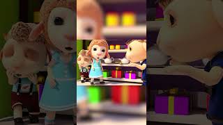 Police Officer Chasing amp Magic Story  Funny Short Cartoon for Kids  Dolly and Friends 3D [upl. by Anastos]