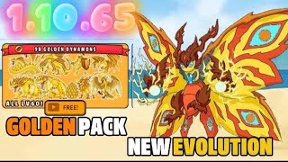 new evolution and golden pack in dynamons world  12065 [upl. by Mohandis]