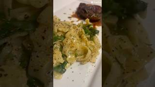 Garlic Fettuccine W Caribbean Beef Steak contentcreator foodie food vlog vlogger dinner love [upl. by Anivahs]