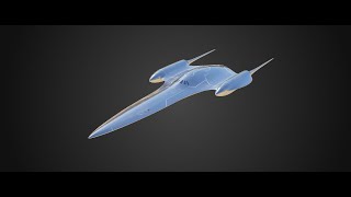 FREE Star Wars 3D Asset  Royal Naboo Cruiser Jtype 327 Nubian Rendered in Blender 29 [upl. by Seedman]