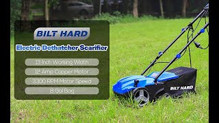 BILT HARD Dethatcher Scarifier Electric Powered [upl. by Veronique]