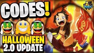 🔥NEW ALL WORKING HALLOWEEN 20 UPDATE CODES FOR Z PIECE ROBLOX Z PIECE CODES [upl. by Ovida419]