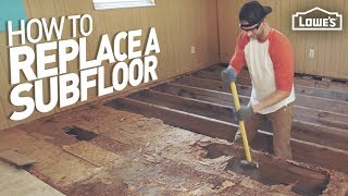 How to Remove and Replace a Rotten Subfloor [upl. by Geier]