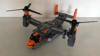 Lego Technic 42113 Bell Boeing V22 Osprey SpeedBuild [upl. by Amrac]