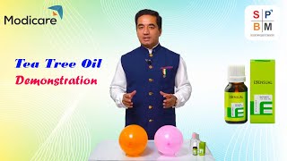 Modicare Essensual Instante Tea Tree Oil  Demonstration [upl. by Aihtnamas784]