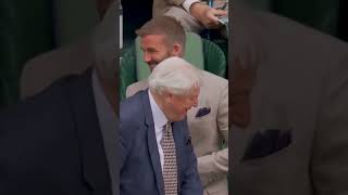 Sir David Attenborough received a standing ovation from the crowd at wimbledon davidattenborough [upl. by Alyakem824]