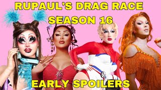 Rupauls Drag Race Season 16 Early Spoilers  Whats the Tea [upl. by Eirb786]