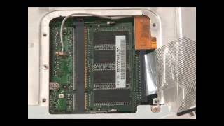 Memory upgrade installation for iBook G4 [upl. by Eniledam509]