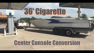 36 Cigarette Center Console Conversion Rebuild Pt 1 [upl. by Nhguahs274]