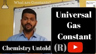 Universal Gas Constant and Boltzmann Constant  constant series 03 [upl. by Nollahp]