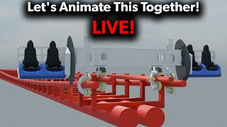 Lets Animate a 4D Roller Coaster Together  Live  QampA [upl. by Nylessej304]