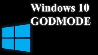 Godmode unter Windows 10 aktivieren  Alle Systemeinstellung auf einen Blick Deutsch TWEAKS 1 [upl. by Mohammad]