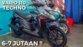 HONDA VARIO TECHNO 110 MURAH BERKUALITAS  REVIEW [upl. by Comethuauc]