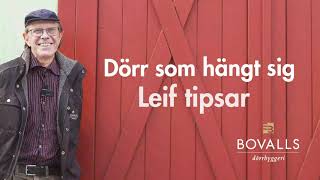 Hur fixar man en dörr som hängt sig Leif tipsar [upl. by Ennaihs]