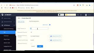 Grandstream UCM ivr setup جراند ستريم عمل رساله ترحيبيه [upl. by Jeff563]