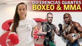 Diferencias entre guantes de MMA y guantes de boxeo con Joana Pastrana  Diario AS [upl. by Aneek722]