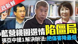 【政新鮮】藍營桃園選情陷僵局 張亞中提1解決辦法：把傷害降最低｜中時新聞網 [upl. by Lunetta]