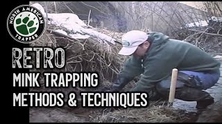 Mink Trapping Methods amp Techniques RETRO [upl. by Nollaf]