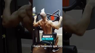 Consigue ESPALDA IMPRESIONANTE con JÁLON AL PECHO 💪 [upl. by Waylan]