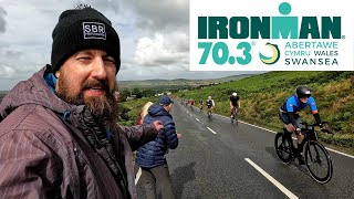 Ironman Swansea 703 bike course supporting  Swim Bike Run Stu [upl. by Krauss335]