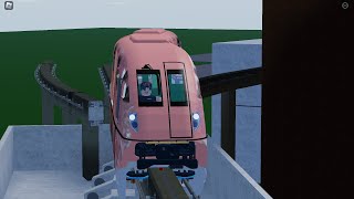 Roblox  Sentosa Express Pink Monorail  Beach to Vivocity [upl. by Aicilev121]