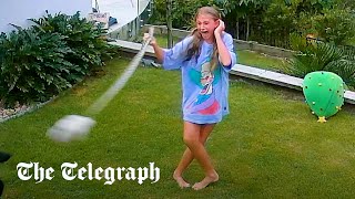 12year old swings python like a hammer thrower to save pet guinea pig [upl. by Yehsa]