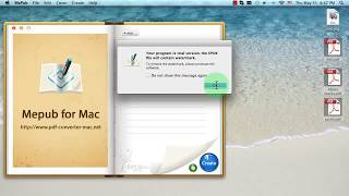 How to create EPUB ebook from PDF files on Mac [upl. by Hook]