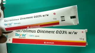 Tacroz ointment tacrolimus 003 how to use side effects complete info [upl. by Eanrahc546]