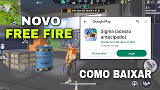 COPIOU O FREE FIRE COMO BAIXAR O NOVO JOGO SIGMA EM QUALQUER CELULAR NOVO JOGO SIGMA BATTLE ROYALE [upl. by Asilej]