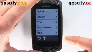 Language Settings in the Garmin Edge 810 Connected Bike Racing Trainer [upl. by Atiuqihc]