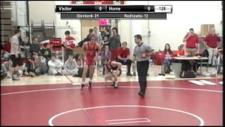 Varsity Wrestling Glenbard East vs Naperville Central [upl. by Anuayek822]