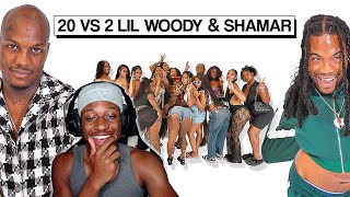 YSL WOODY amp SHAMAR Had The Funniest 2 Man In This 20 Vs 1 [upl. by Willman]