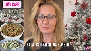 3 najlepsze sałatki na święta LOW CARB NISKIE IG  PROSTE PRZEPISY🎄 [upl. by Tawney]