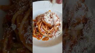 Amatriciana alla Calabrese🤤🌶️ CHE BOMBAAAAA  amatriciana calabria ricettefacili food [upl. by Annnora]