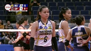 Vange Alinsug MAKES PRESENCE FELT in set 4 vs UP 💥  UAAP SEASON 86 WOMENS VOLLEYBALL [upl. by Kwok889]