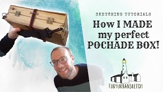 How I Made a Pochade Box  DIY pochade box for plein air painting [upl. by Ahcsat]