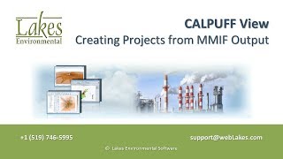 CALPUFF View Creating Projects from MMIF Output [upl. by Kciredec]