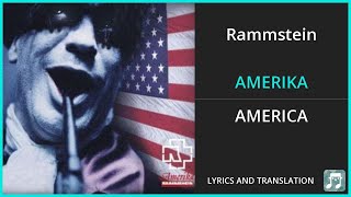 Rammstein  AMERIKA Lyrics English Translation  German and English Dual Lyrics  Subtitles Lyrics [upl. by Gaillard]