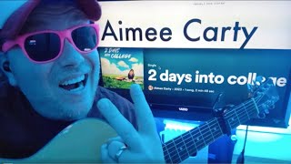 2 days into college  Aimee Carty Guitar Tutorial Beginner Lesson [upl. by Cathleen]