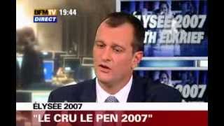 Elysée 2007 sur BFMTV avec Louis Aliot le 22022007 [upl. by Etteyniv486]