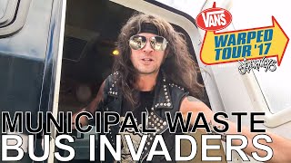 Municipal Waste  BUS INVADERS Ep 1225 Warped Edition 2017 [upl. by Ailam]